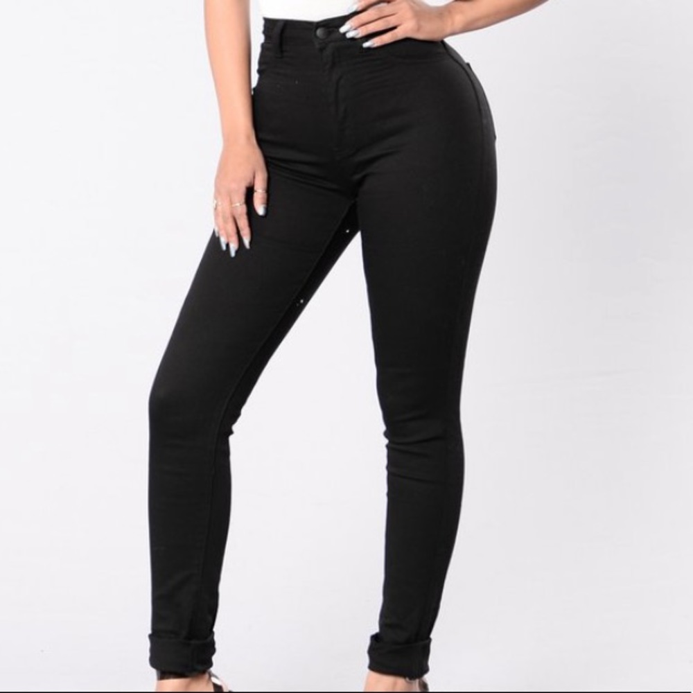 Black high waist FN jeans